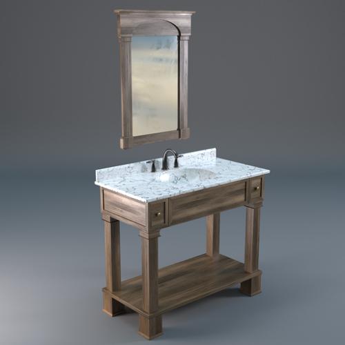 Bathroom sink (procedural marble) preview image